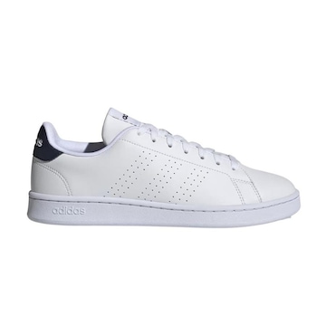 Tênis adidas Advantage Casual Branco e Preto - Masculino