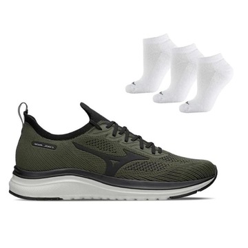 Tênis Mizuno Cool Ride + 3 Pares de Meias - Masculino