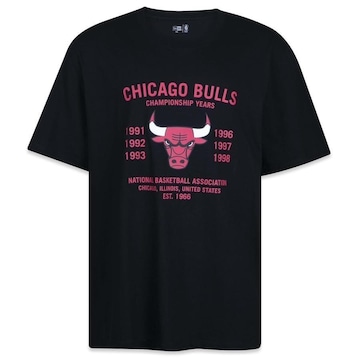 Camiseta New Era Nba Chicago Bulls All Building - Masculina