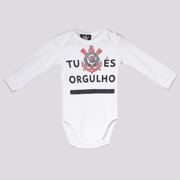 Body do Corinthians SPR Tu És Orgulho Branco - Infantil