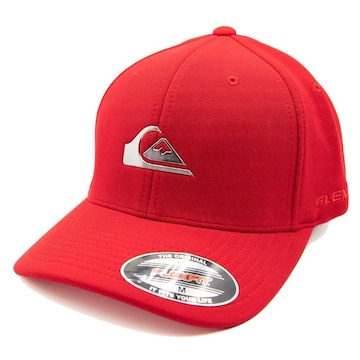 Boné Aba Curva Quiksilver Chrome Wedling Logo - Fechado - Adulto