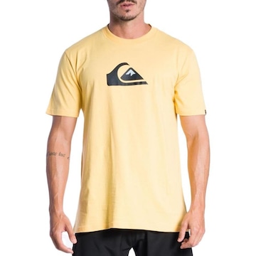 Camiseta Quiksilver Comp Logo Colors - Masculina