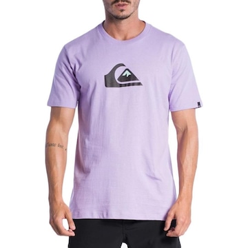 Camiseta Quiksilver Comp Logo Colors - Masculina