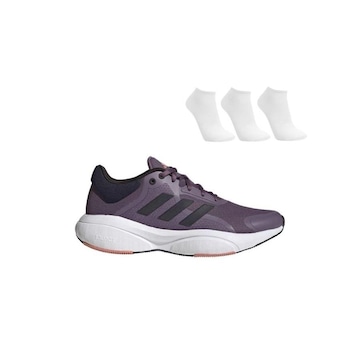 Tênis adidas Response + 3 Pares de Meias - Feminino