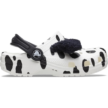 Sandália Crocs Classic I Am Dalmatian Clog T - Unissex