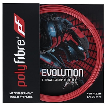 Corda para Raquete de Tênis Polyfibre Evolution 17L 1.25mm Set Individual