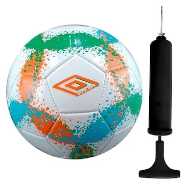 Bola de Futebol de Campo Umbro Kick Off + Bomba de Ar