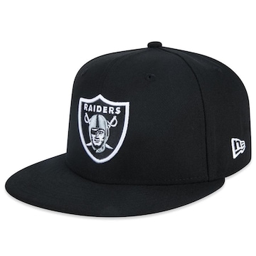 Boné Aba Reta New Era 59Fifty Fitted Nfl Las Vegas Raiders Core - Fechado - Masculino