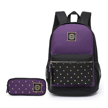 Kit Mochila Polo One Organizador + Estojo - Infantil