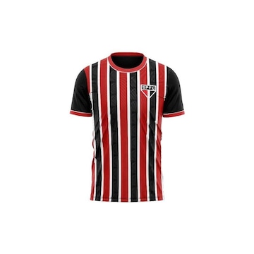 Camisa do São Paulo Braziline Classmate Tricolor - Infantil