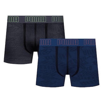Kit Cuecas Boxer Puma sem Costura - 2 Unidades - Adulto