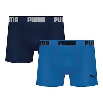 Kit Cuecas Boxer Puma sem Costura - 2 Unidades - Adulto