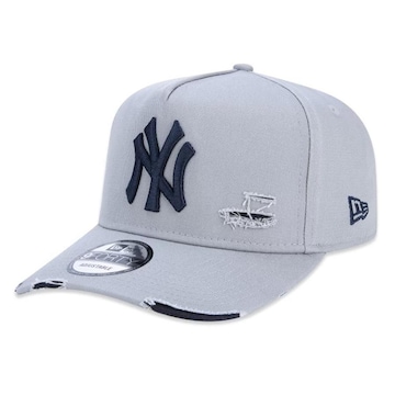 Boné Aba Curva New Era 940 A-Frame New York Yankees Destroyed - Strapback - Masculino