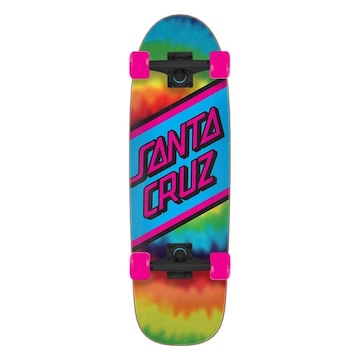 Shape de Skate Cruiser Santa Cruz Rainbow Tie Dye 8.79In x 29.05In