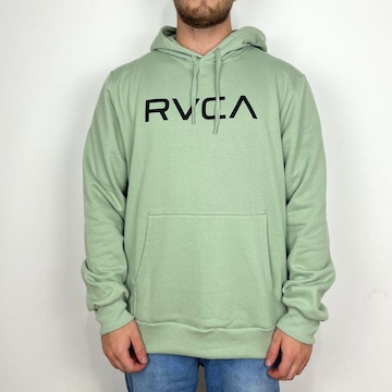 Blusão de Moletom com Capuz Rvca Fechado Big - Masculino