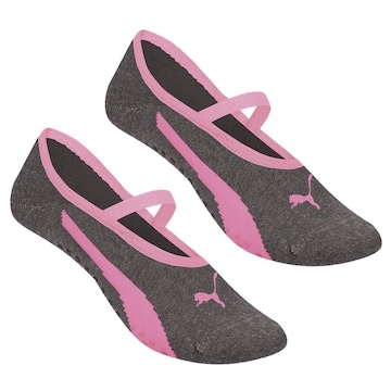 Meia Sapatilha Puma Pilates Antiderrapante - Feminina