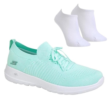 Tênis Skechers Go Walk Joy Fresh View + Par de Meia - Feminino