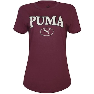 Camiseta Puma Squad Graphic - Feminina