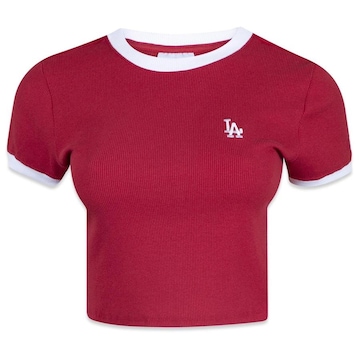 Blusa Cropped New Era Mlb Los Angeles Dodgers - Feminina