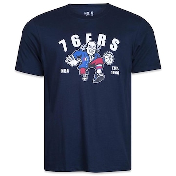 Camiseta New Era Nba Philadelphia 76Ers Golf Culture - Masculina