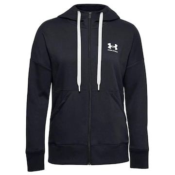 Blusão de Moletom com Capuz Under Armour Rival Fleece Fz Hoodie - Feminino