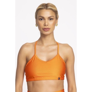 Top Fitness com Bojo Removível Vibs Fitwear Frente Única - Feminino