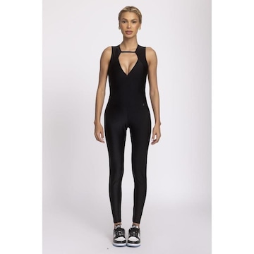 Macacão Fitness Vibs Fitwear Frente Única - Feminino