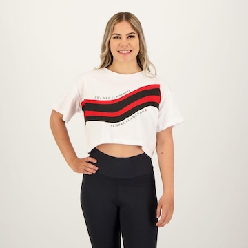 Blusa Cropped do Flamengo Braziline Academy - Feminina