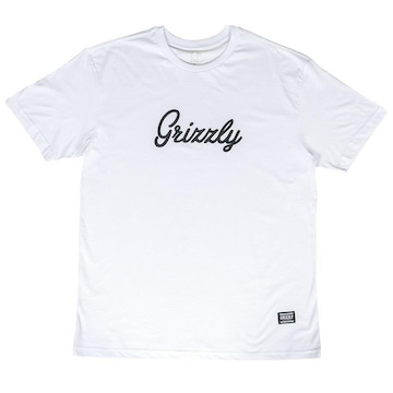 Camiseta Grizzly Script Logo - Masculina