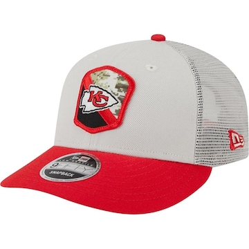 Boné Aba Curva New Era 9Fifty Low Profile Salute To Service Kansas City Chiefs - Snapback - Adulto