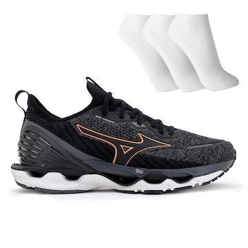 Tênis Mizuno Wave Endeavor + 3 Pares de Meias - Masculino