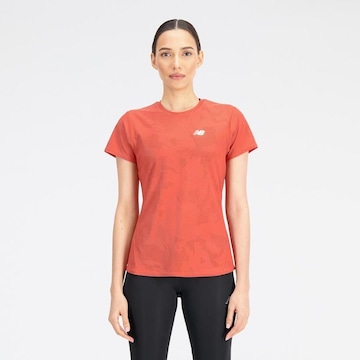 Camiseta New Balance Q Speed Jacquard - Feminina