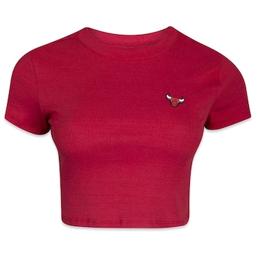 Blusa Cropped New Era Nba Chicago Bulls - Feminino