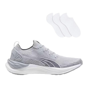 Kit Tênis Puma Electrify Nitro 3 Knit + 3 Pares De Meias - Masculino