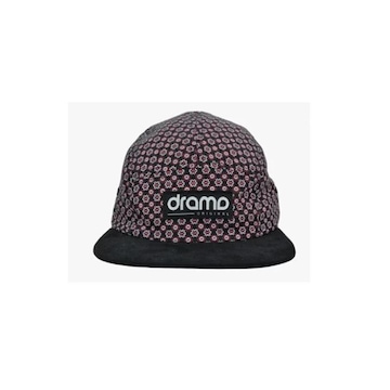 Boné Aba Reta Drama 5 Panel Texturado - Strapback - Adulto