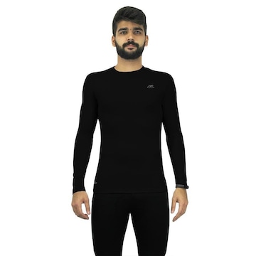 Camisa Térmica e Compressão Finta Manga Longa Uv 50 - Masculina