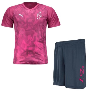 Kit Camiseta Puma Neymar Jr Teamliga + Calção - Infantil