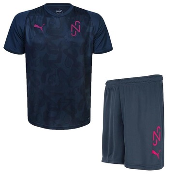 Kit Camiseta Puma Neymar Jr Teamliga + Calção - Infantil