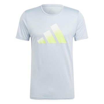 Camiseta adidas Run Icons 3 Bar - Masculina