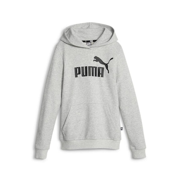Blusão de Moletom com Capuz Puma Essentials Logo - Infantil