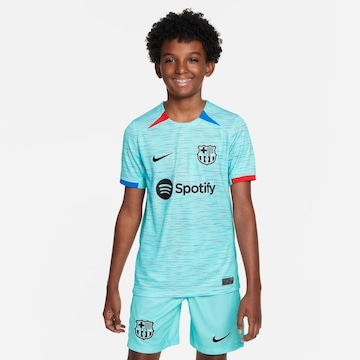 Camisa Barcelona Iii 2022/23 Torcedor Pro Nike - Infantil