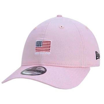 Boné Aba Curva New Era Bandeira Eua - Strapback - Adulto