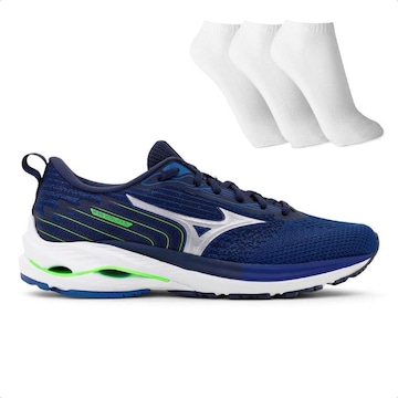 Tênis Mizuno Wave Vitality 5 + 3 Pares de Meias - Masculino