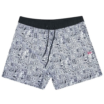 Bermuda New Era Praia Primi Scribbles - Masculina