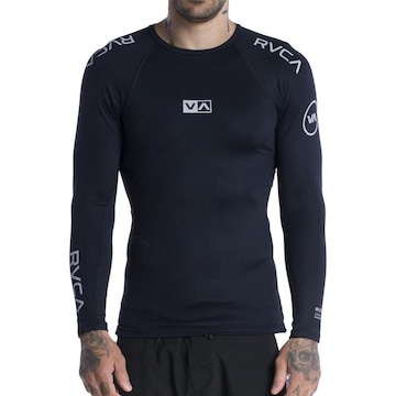 Camiseta Rvca Manga Longa Surf Sport Rashguard Ii Sm24 - Masculina