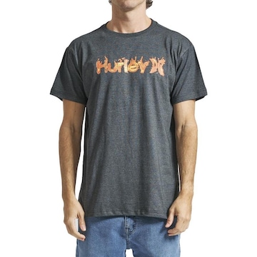 Camiseta Hurley O&O Fire Sm24 - Masculina