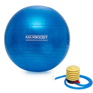 Bola Suíça para Exercícios e Pilates Gynastic Ball 65cm Prata Ref. BL.01.65  - Carci Cirúrgica Passos!