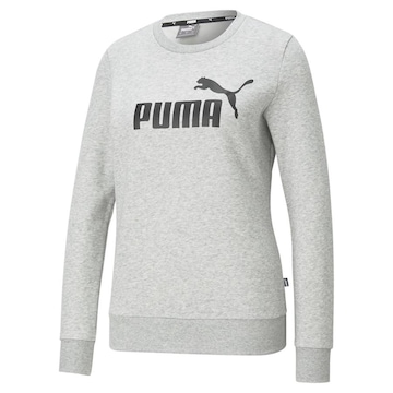 Blusão Puma Feminino Essentials Logo Crew FL