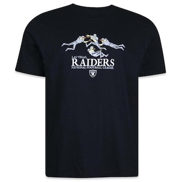 Camiseta New Era NFL Las Vegas Raiders Freestyle - Masculina