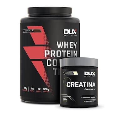 Kit Bulking Dux Nutrition Para Hipertrofia: Whey Protein Concentrado + Creatina